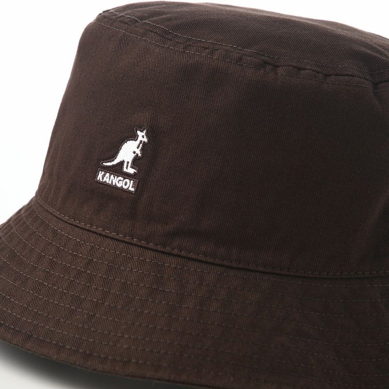 カンゴールのバケットハット WASHED BUCKET（ウォッシュド バケット） コーヒー