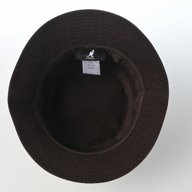 カンゴールのバケットハット WASHED BUCKET（ウォッシュド バケット） コーヒー