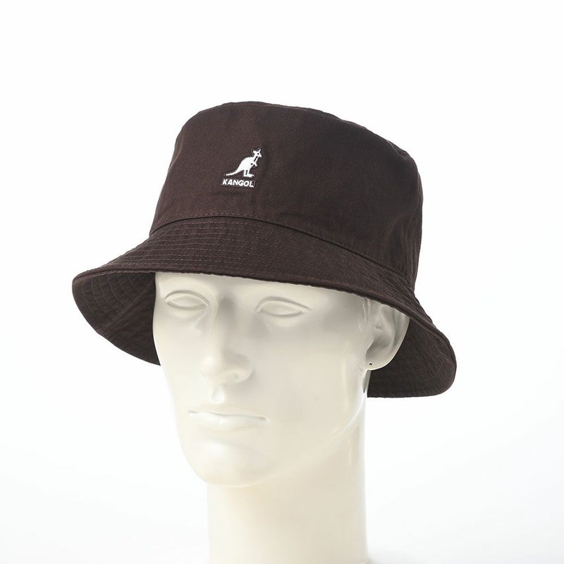 カンゴールのバケットハット WASHED BUCKET（ウォッシュド バケット） コーヒー