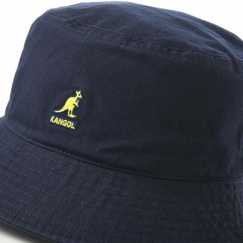 カンゴールのバケットハット WASHED BUCKET（ウォッシュド バケット） ネイビー