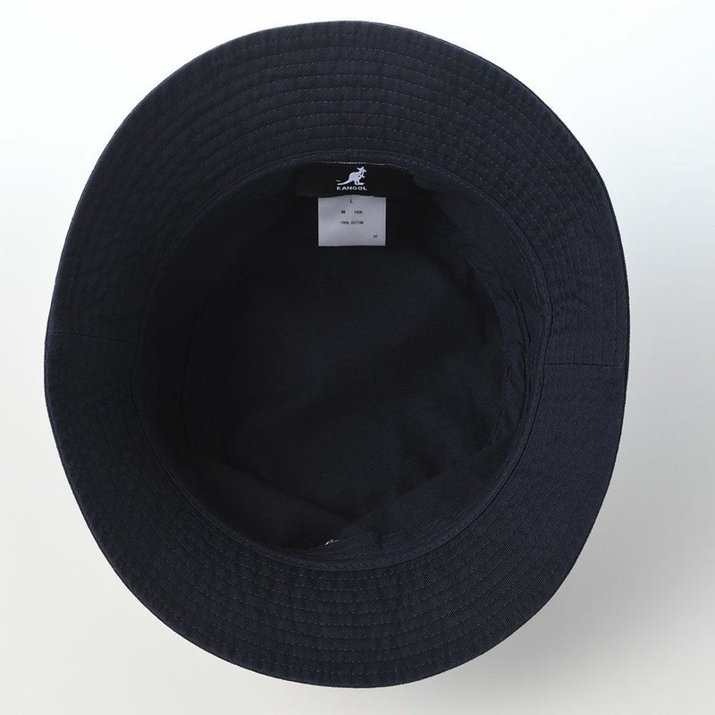カンゴールのバケットハット WASHED BUCKET（ウォッシュド バケット） ネイビー