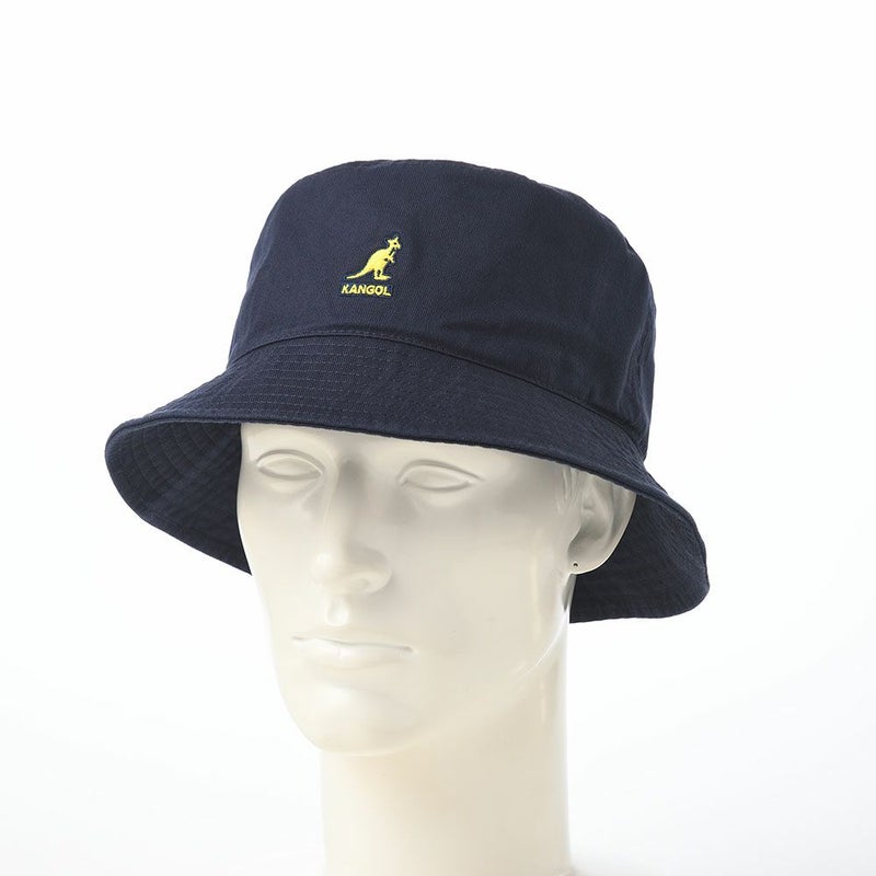 カンゴールのバケットハット WASHED BUCKET（ウォッシュド バケット） ネイビー