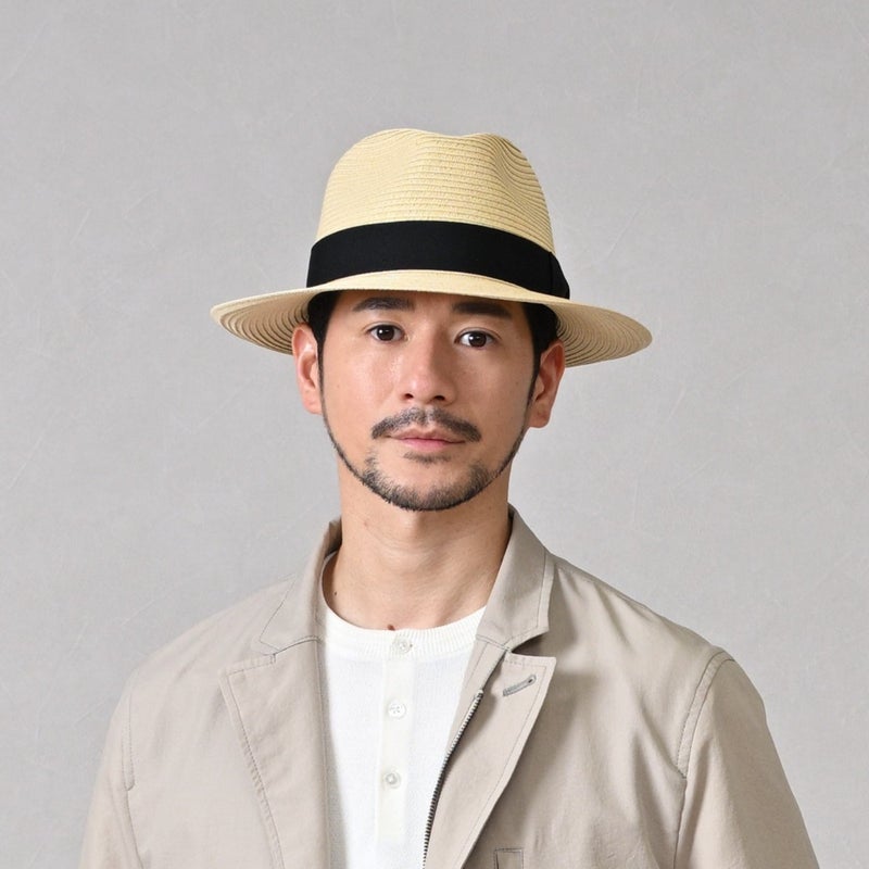 ビガリのブレードハット LIGHT BEAMS BRAID（ライトビームス ブレード） クリーム