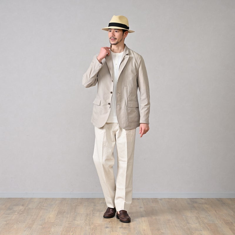 ビガリのブレードハット LIGHT BEAMS BRAID（ライトビームス ブレード） クリーム