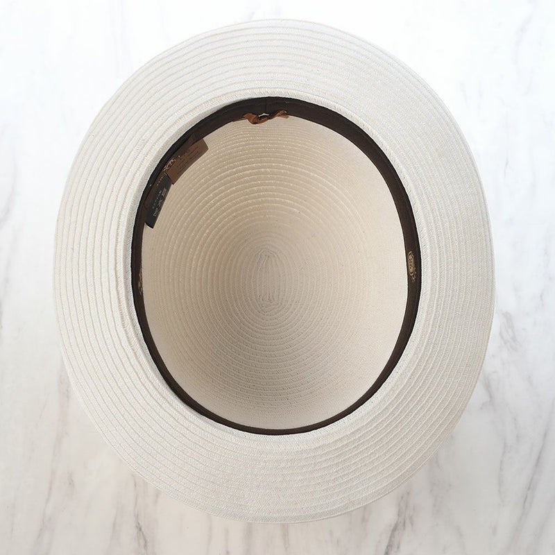 ビガリのブレードハット KANYE（カニエ） ホワイトリボン