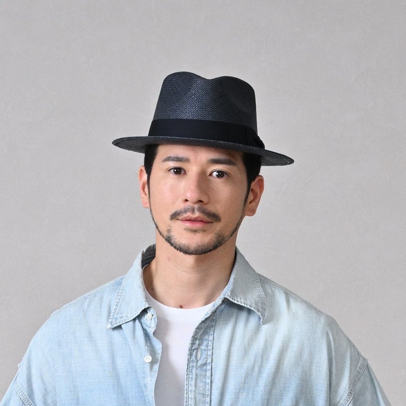 オメロオルテガのパナマハット PUNTO（プント） ネイビー