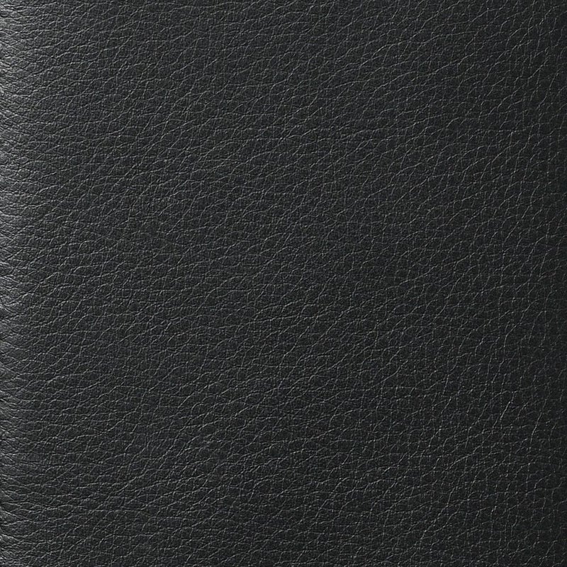 ミラグロの二つ折り財布 牛革キップレザー ダブルステッチ縦型 二つ折り財布  SL-CD-1465 ブラック