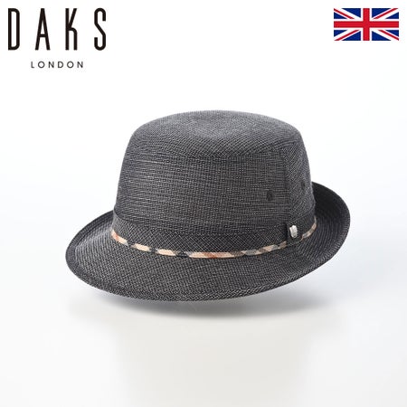ダックスのソフトハット Alpen Cotton Linen KARAMI（アルペン コットンリネン カラミ） D3007 ブラック