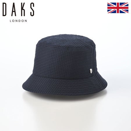 ダックスのバケットハット Bucket Hat DotAir Sucker（バケットハット ドットエアー サッカー） D3011 ネイビー