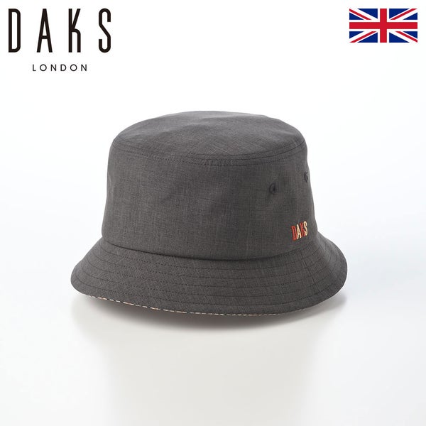 Bucket Hat Chambray minicheck（バケットハット シャンブレー ミニチェック） D3018 チャコール