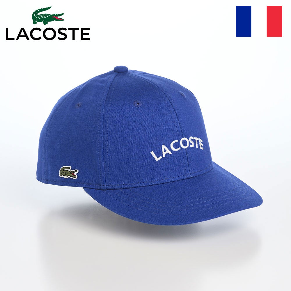 COTTON LINEN EMB CAP（コットンリネン エンブロイダリー キャップ） L1398 ブルー