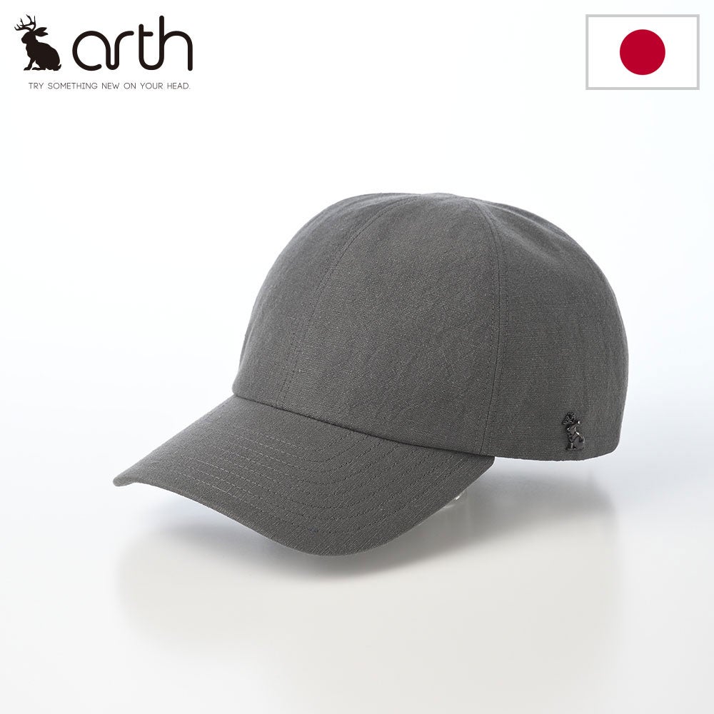 アース キャップ 6P Cap（6パネル キャップ） グレー | 帽子通販 時谷