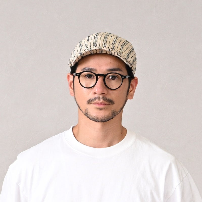 マローネのハンチング Milano Stripe（ミラノ ストライプ） CT895 ナチュラル