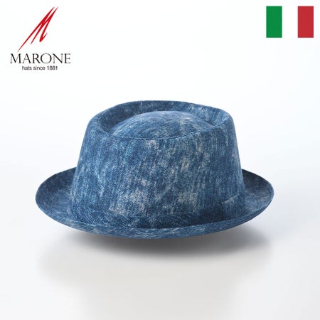 マローネのソフトハット Marble Trilby（マーブル トリルビー） MT378 ブルー
