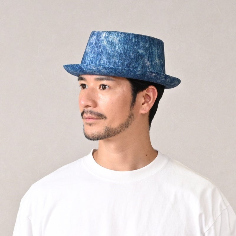 マローネのソフトハット Marble Trilby（マーブル トリルビー） MT378 ブルー