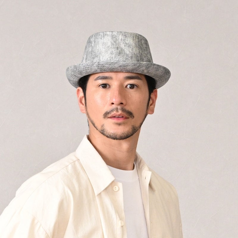 マローネのソフトハット Marble Trilby（マーブル トリルビー） MT378 グレー