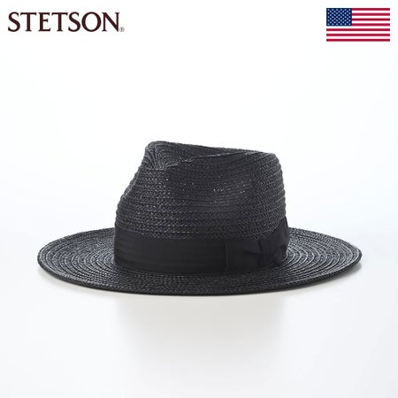 ステットソンのブレードハット VINTAGE PAPER BRAID HAT（ヴィンテージ ペーパーブレード ハット） SE851 ブラック