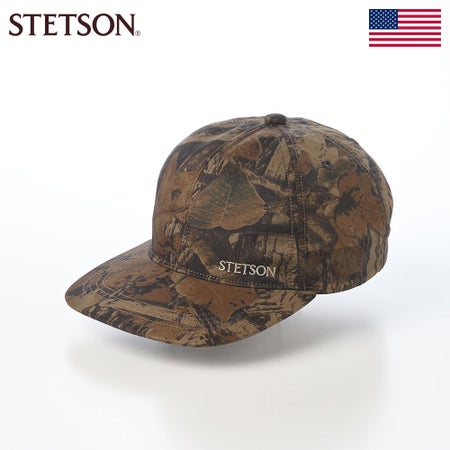 ステットソンのキャップ LEAF CAMO LIPSTOP CAP（リーフ カモ リップストップ キャップ） SE860 カーキ