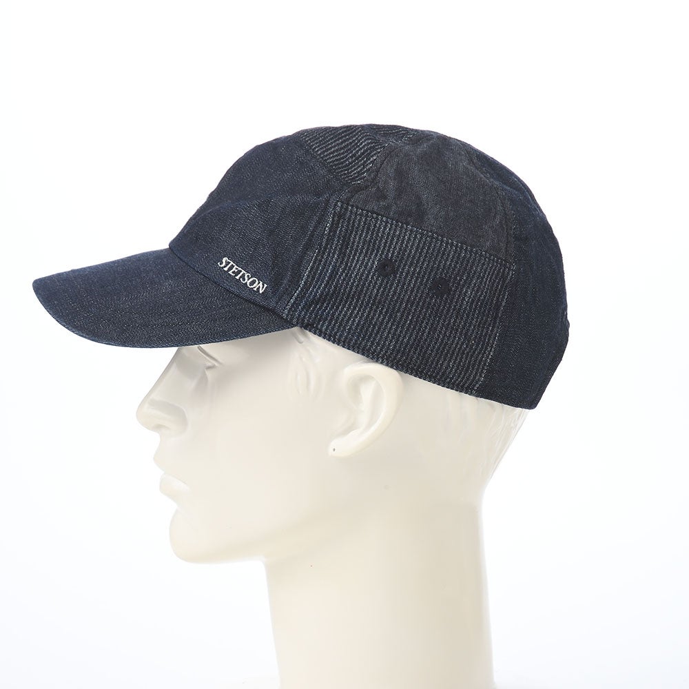 ステットソン キャップ WASHED DENIM PATCHWORK CAP（ウォッシュド