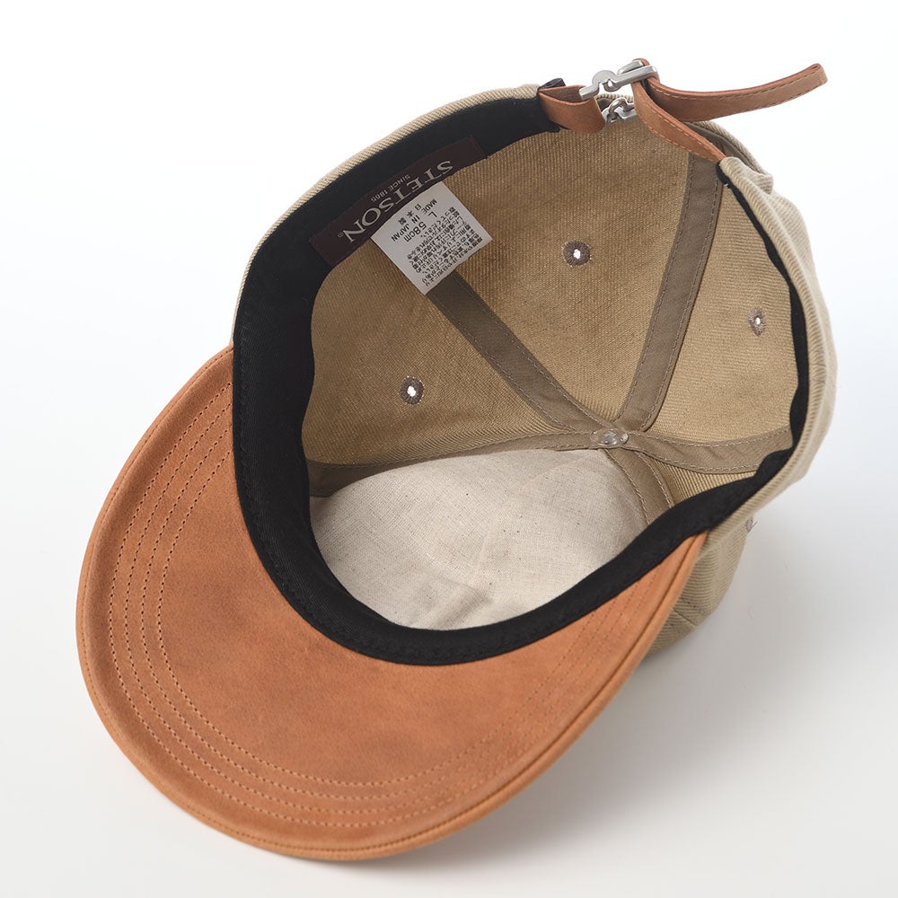ステットソン キャップ VINTAGE LEATHER PATCH CAP（ヴィンテージ