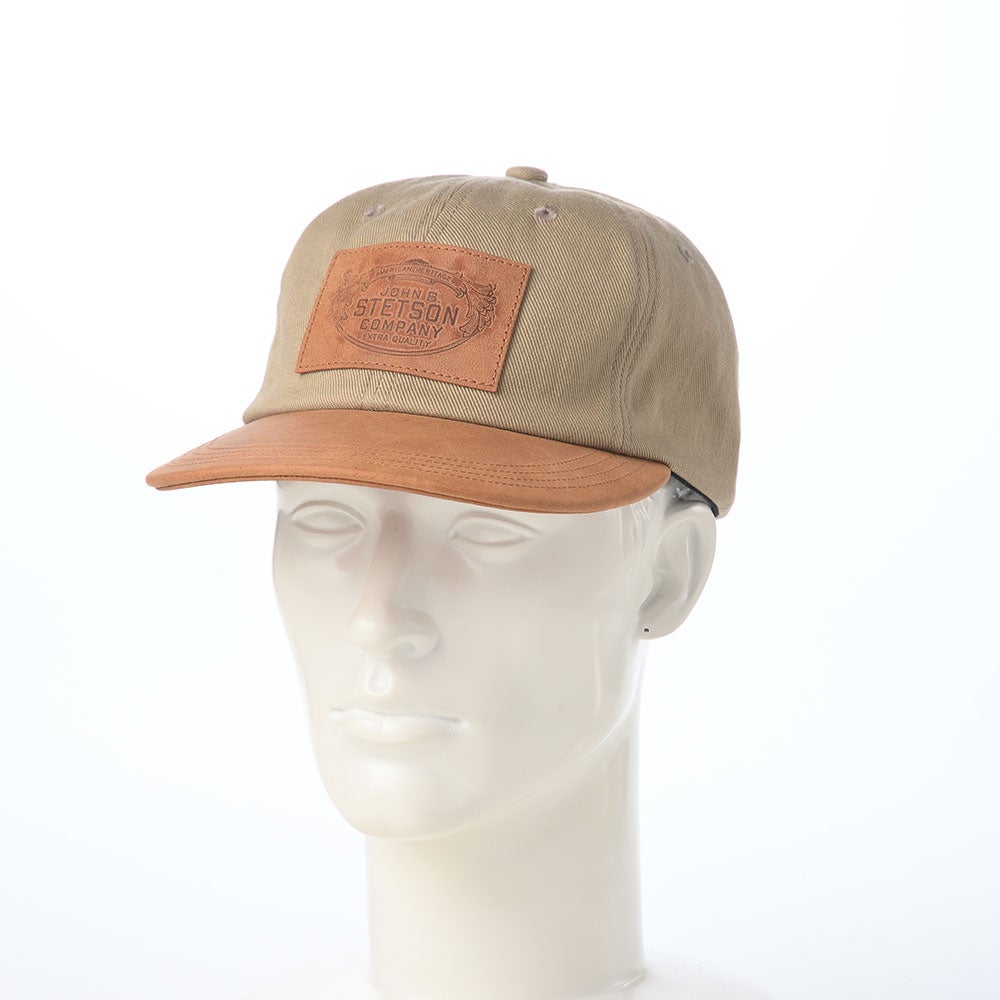 ステットソン キャップ VINTAGE LEATHER PATCH CAP（ヴィンテージ