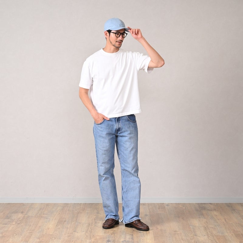 ボルサリーノのキャップ Baseball Cap Hiker Linen（ベイスボールキャップ ハイカーリネン） 25B95174 ブルー