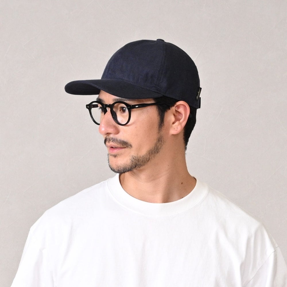ボルサリーノ キャップ Baseball Cap Hiker Linen（ベイスボール