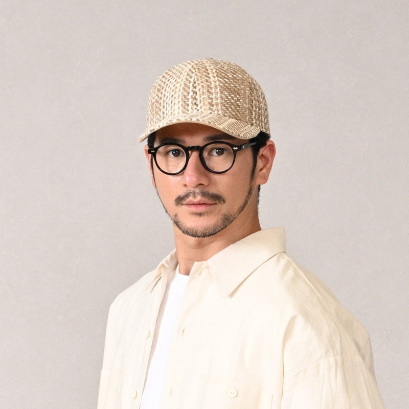 ボルサリーノのキャップ Baseball Cap Hiker Effetto（ベースボールキャップ ハイカー エフェット） B95174 ブラウン
