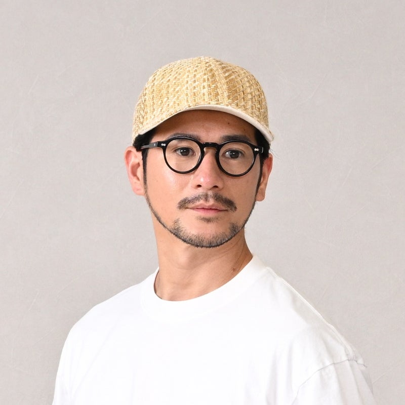 ボルサリーノのキャップ Baseball Cap Hiker Effetto（ベースボールキャップ ハイカー エフェット） B95174 ナチュラル