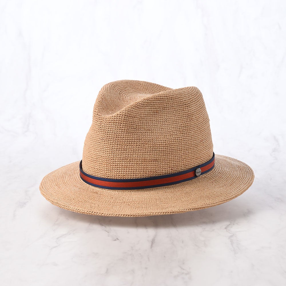 ボルサリーノ ラフィアハット Rafia crochet fine（ラフィアクロシェ