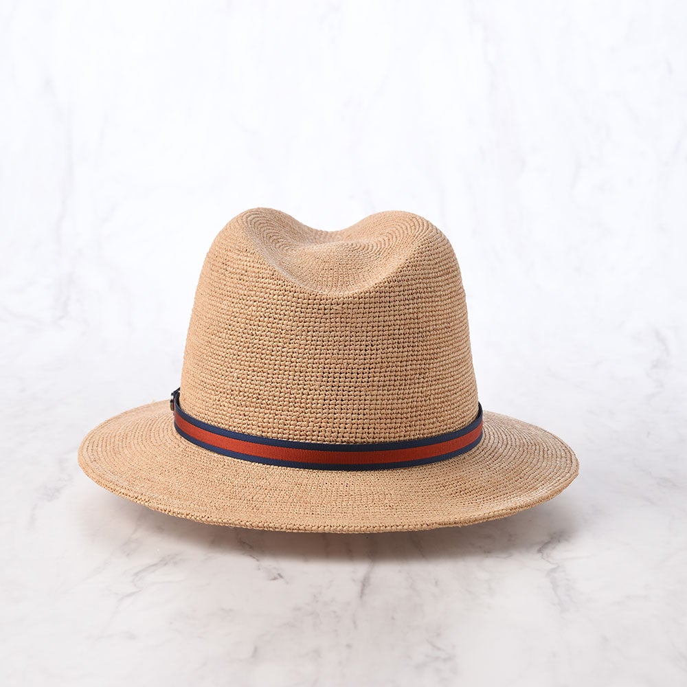 ボルサリーノ ラフィアハット Rafia crochet fine（ラフィアクロシェ