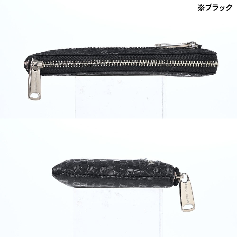 リアルマインド コンパクト長財布 ECLAT（エクラ） ドット型押し L字