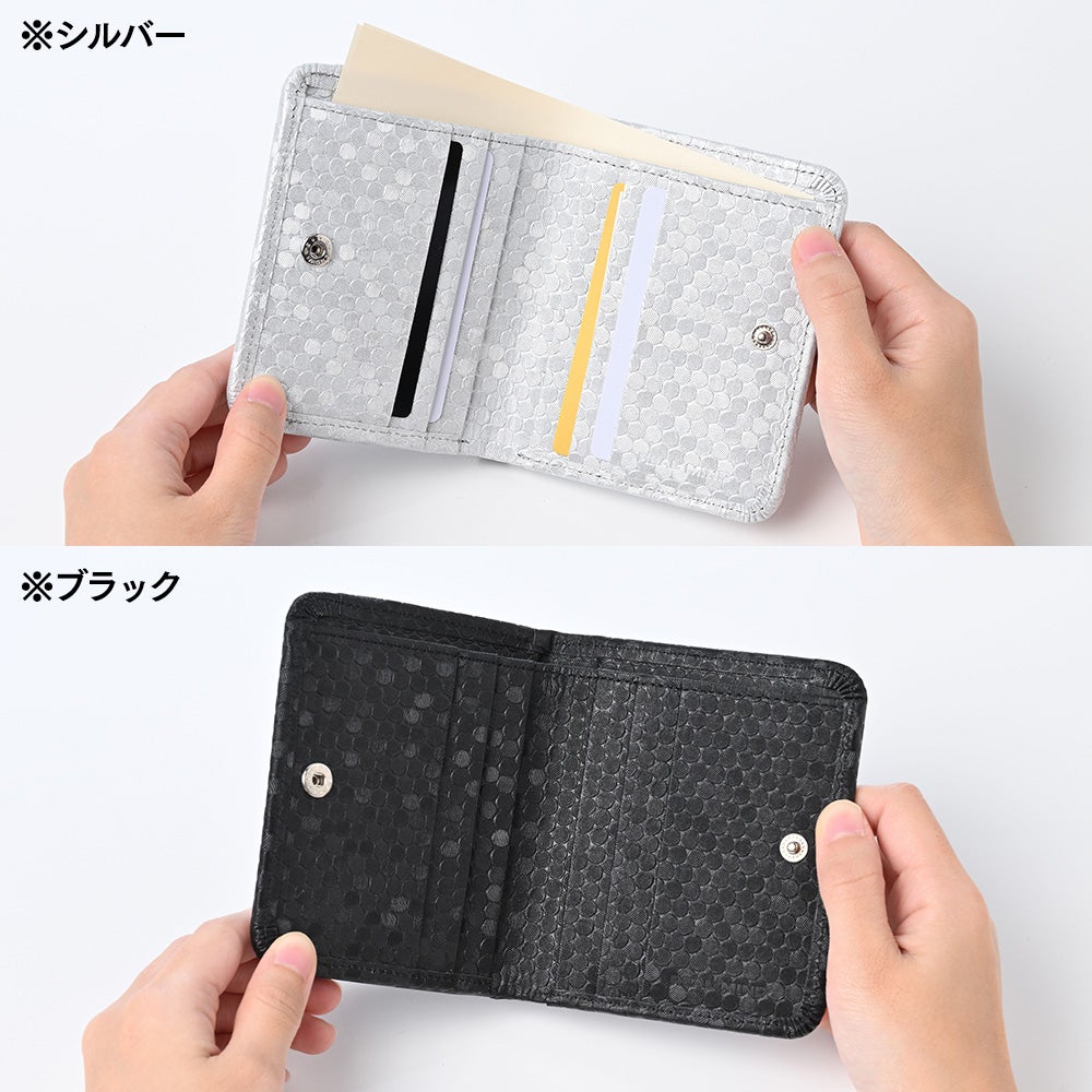 リアルマインド ミニ財布 ECLAT（エクラ） ドット型押し ミニ