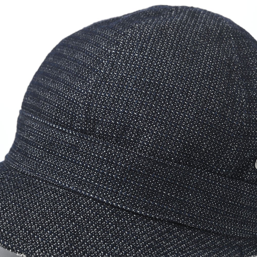 HENRI　スタジオ　ファイヤーマン 襟立製帽所 キャップ 10oz stripe fireman（10oz ストライプ