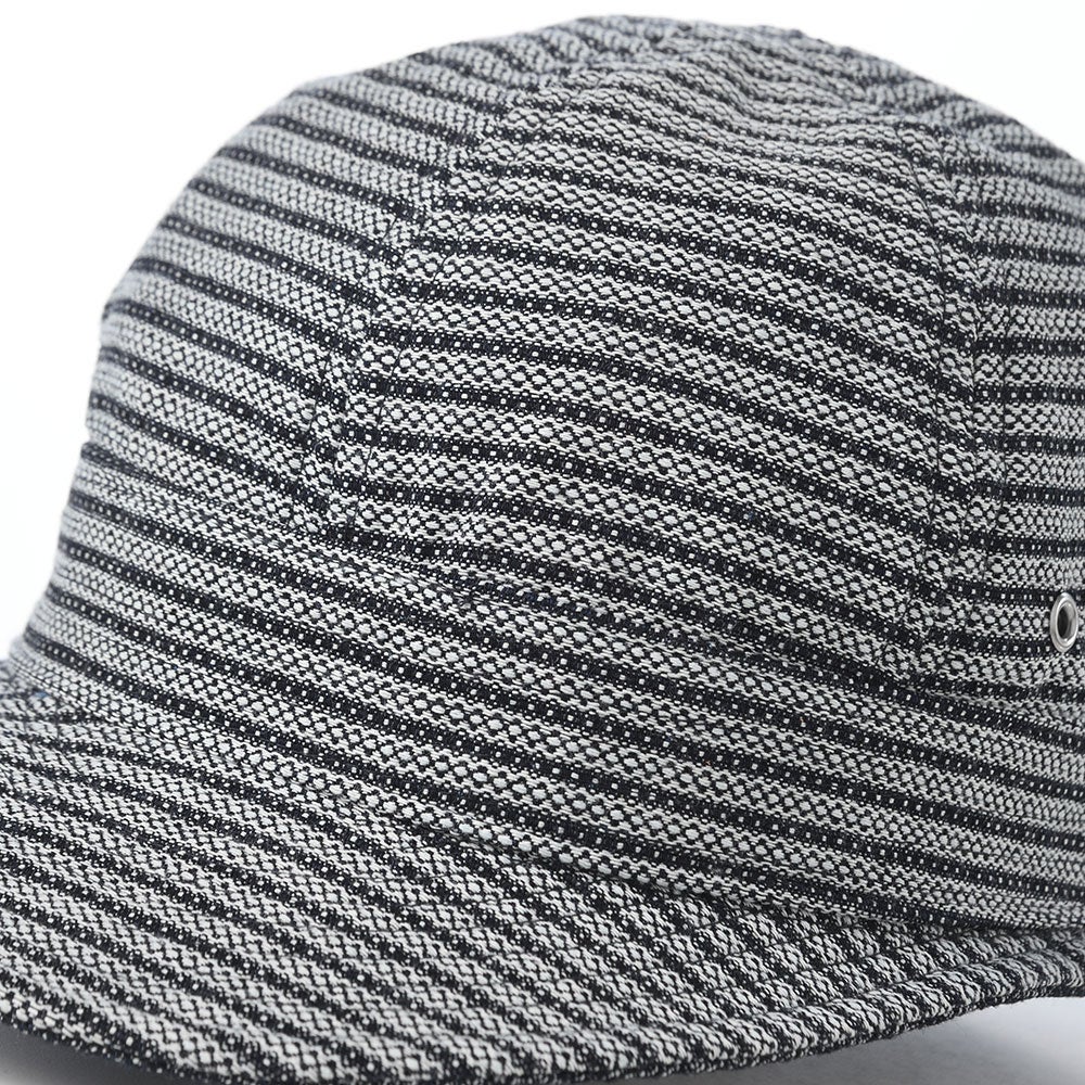 襟立製帽所 キャップ 10oz stripe fireman（10oz ストライプ