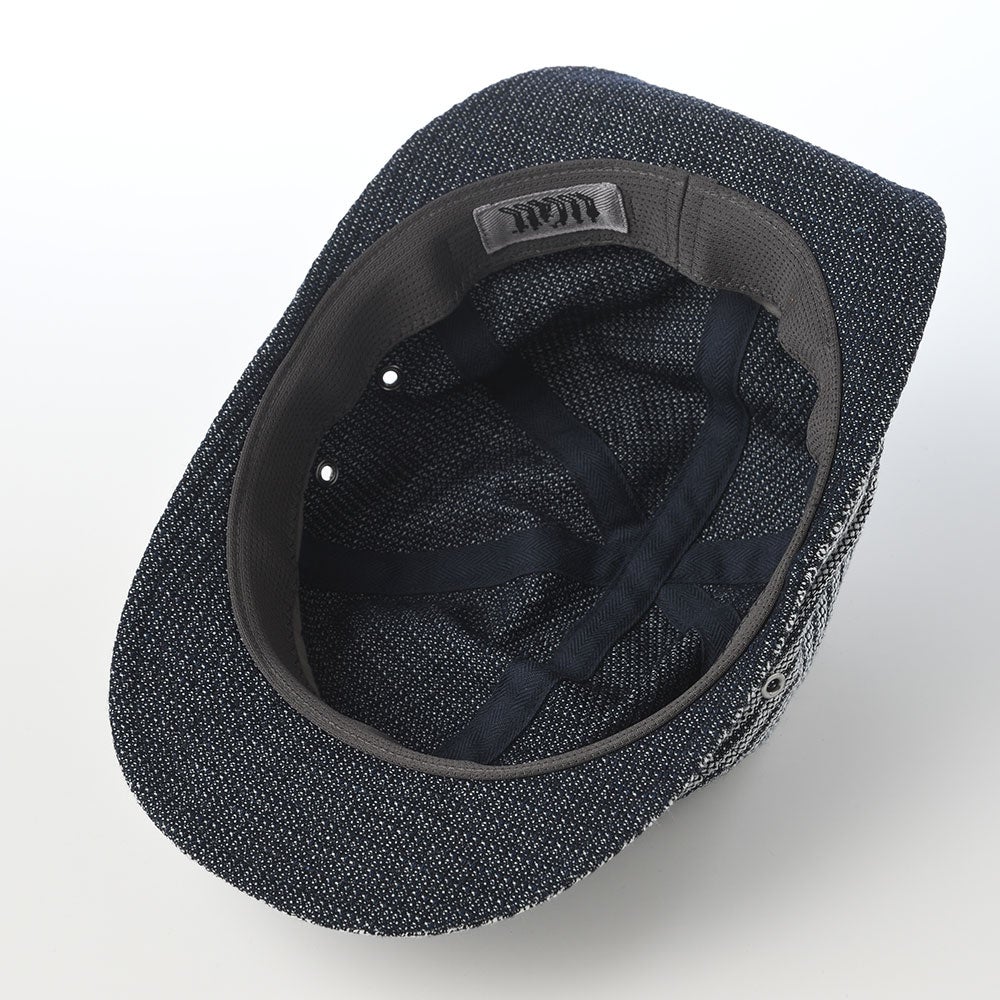 襟立製帽所 キャップ 10oz stripe fireman（10oz ストライプ