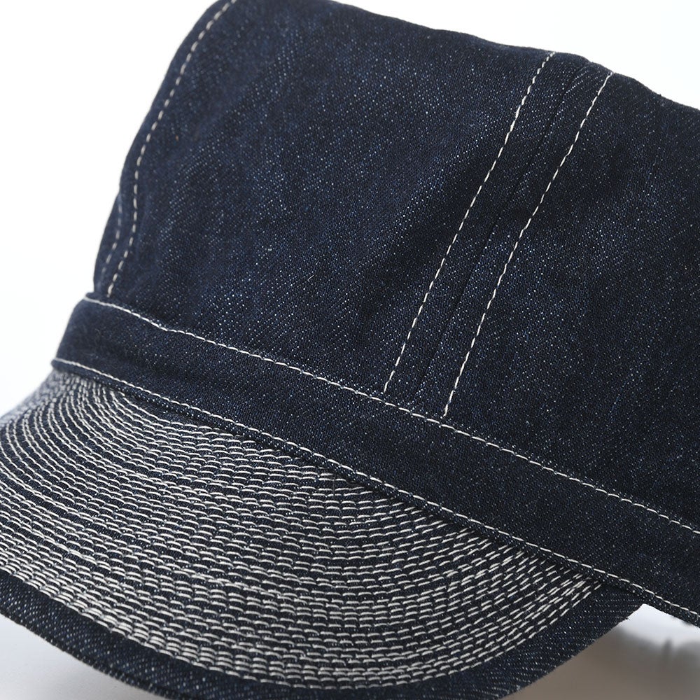 襟立製帽所 キャップ 10oz denim cap（10oz デニム キャップ