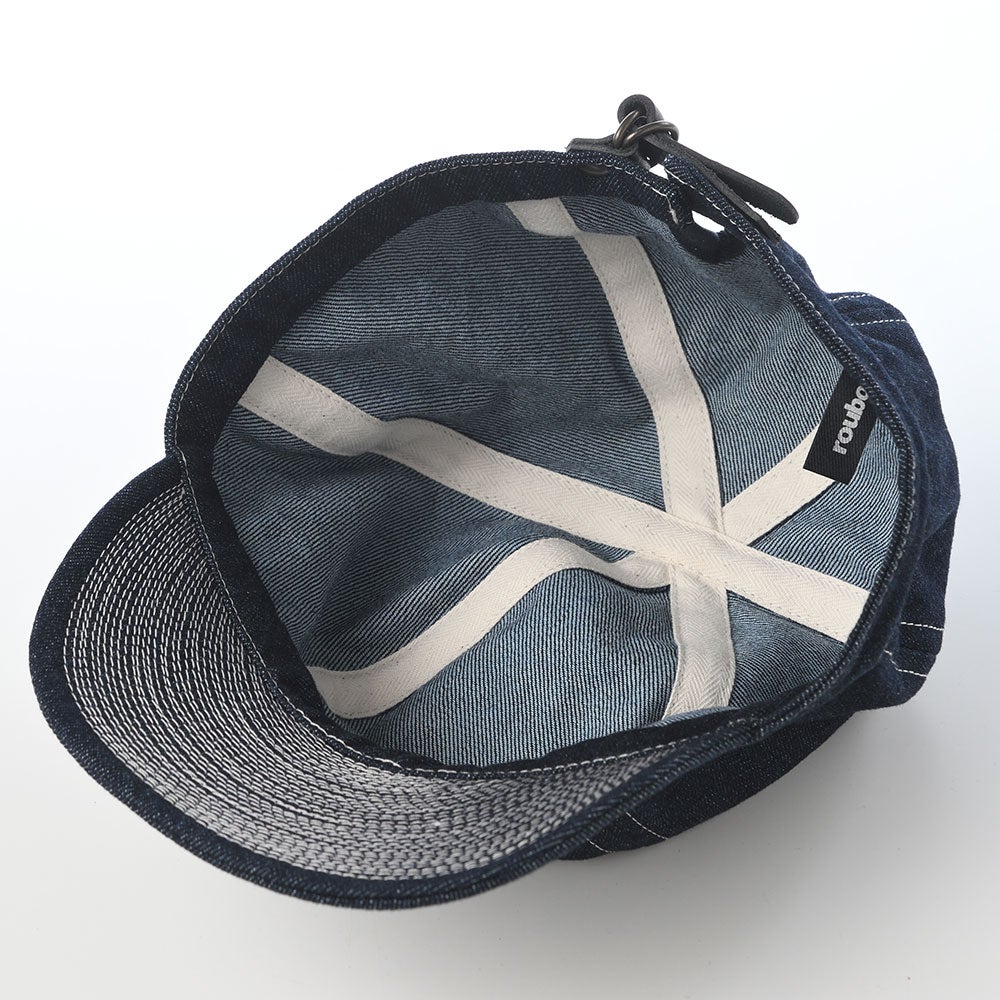 襟立製帽所 キャップ 10oz denim cap（10oz デニム キャップ