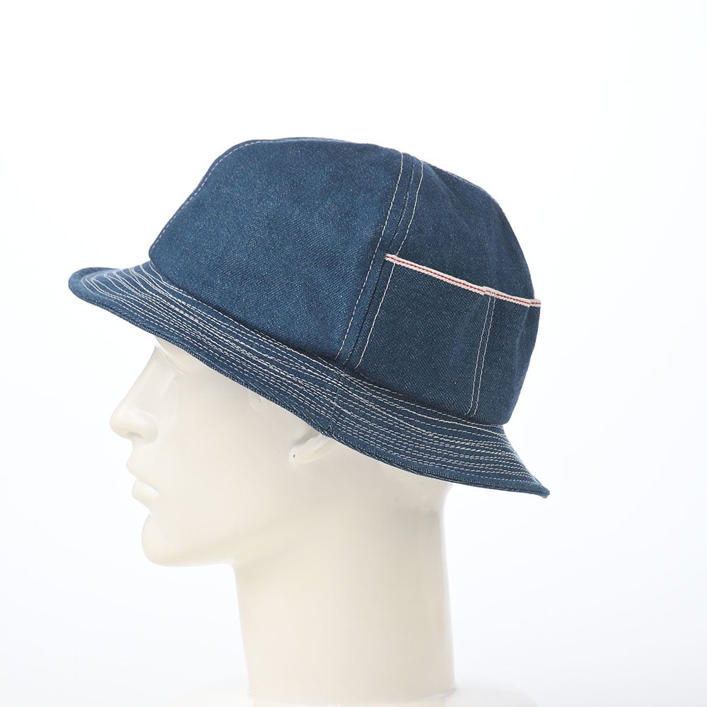 襟立製帽所 メトロハット Selvedge metro hat（セルビッチ メトロ