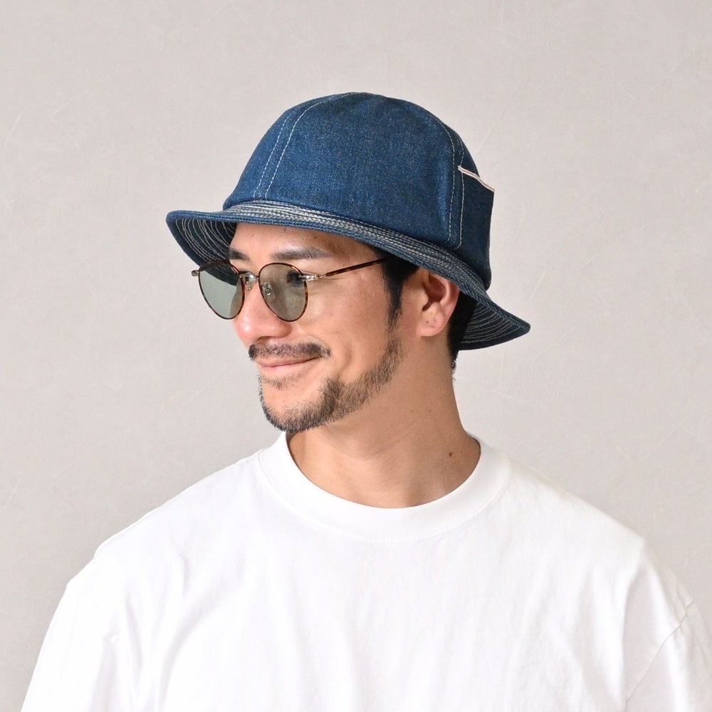 襟立製帽所 メトロハット Selvedge metro hat（セルビッチ メトロ
