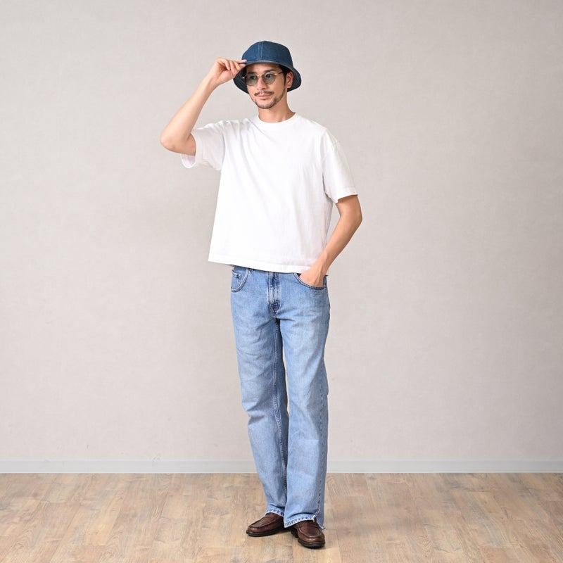 襟立製帽所のメトロハット Selvedge metro hat（セルビッチ メトロハット） ブルー
