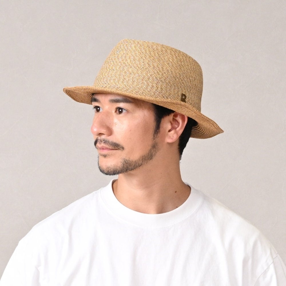 襟立製帽所 ブレードハット Paper braid hat（ペーパーブレード ハット