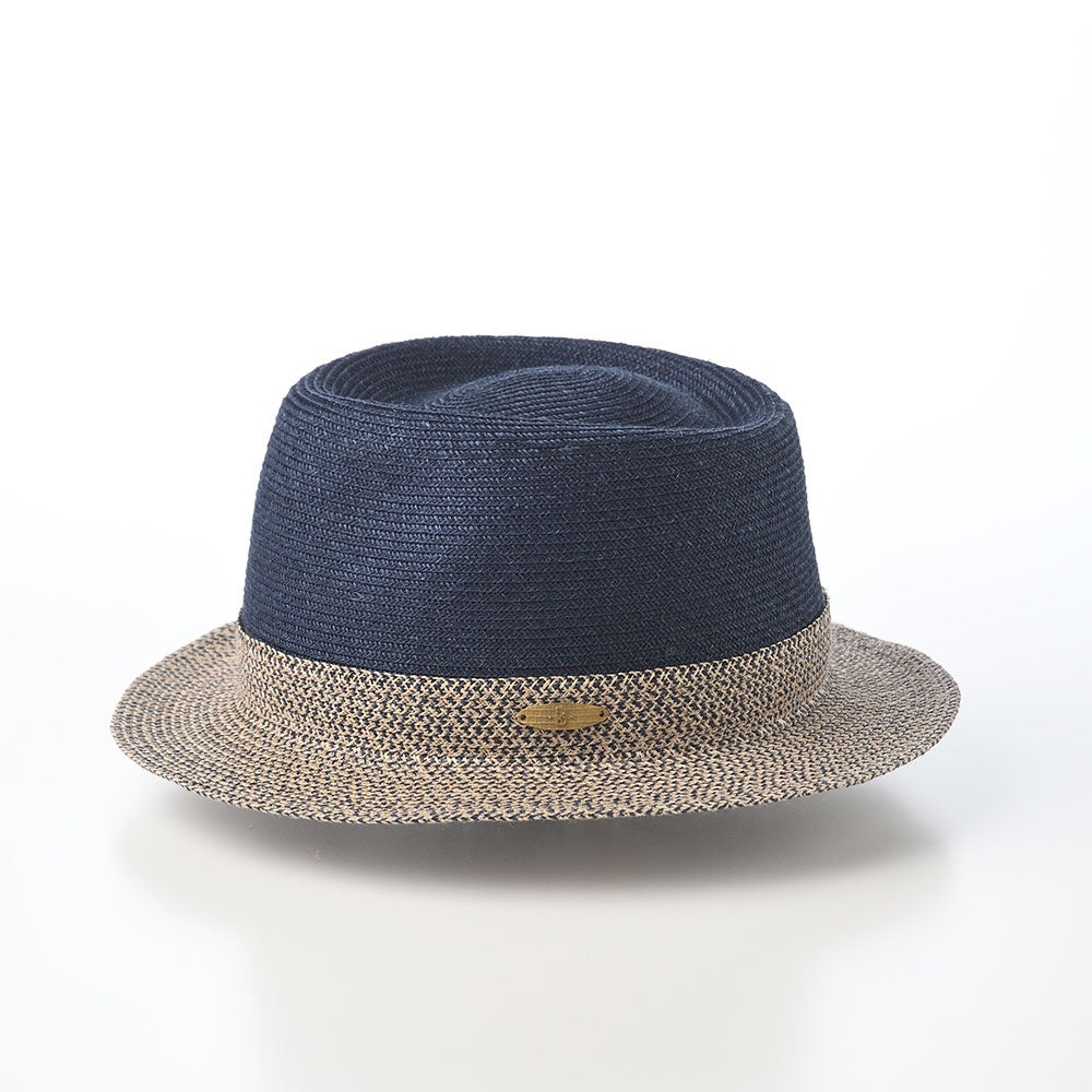 Abaca W brim hat（アバカ Wブリム ハット） ネイビー | 帽子通販 時谷