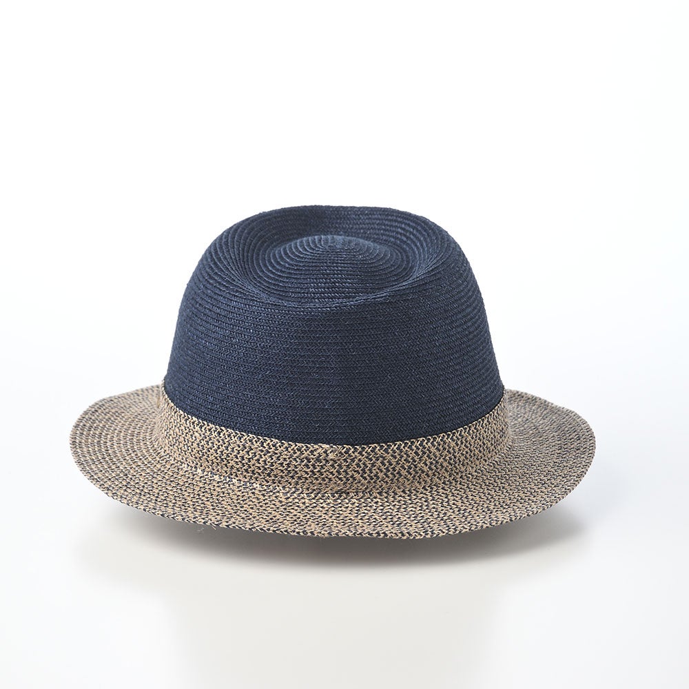 Abaca W brim hat（アバカ Wブリム ハット） ネイビー | 帽子通販 時谷