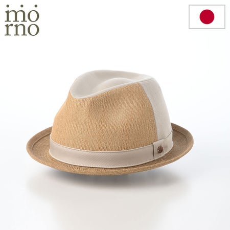 モーノのソフトハット Paper cloth linen ｍanish（ペーパークロス リネン マニッシュ） ベージュ