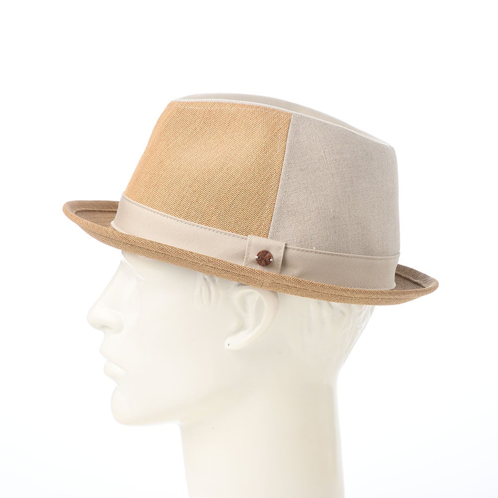 モーノ ソフトハット Paper cloth linen manish（ペーパークロス