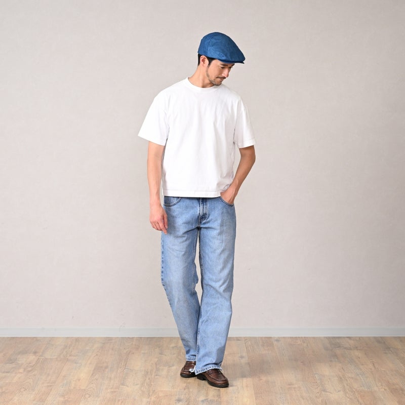 レッターのハンチング Indigo Linen Hunting（インディゴ リネン ハンチング） ブルー