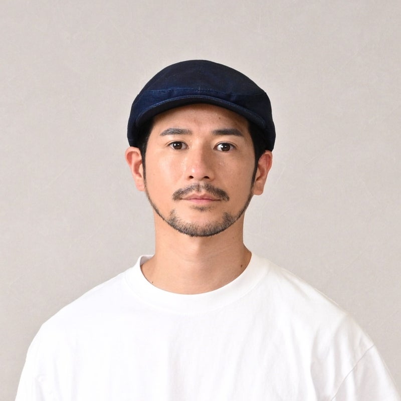 レッターのハンチング Indigo Linen Hunting（インディゴ リネン ハンチング） インディゴ