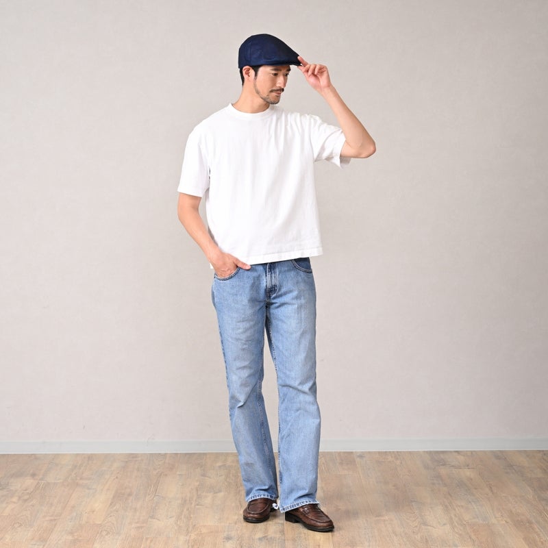 レッターのハンチング Indigo Linen Hunting（インディゴ リネン ハンチング） インディゴ