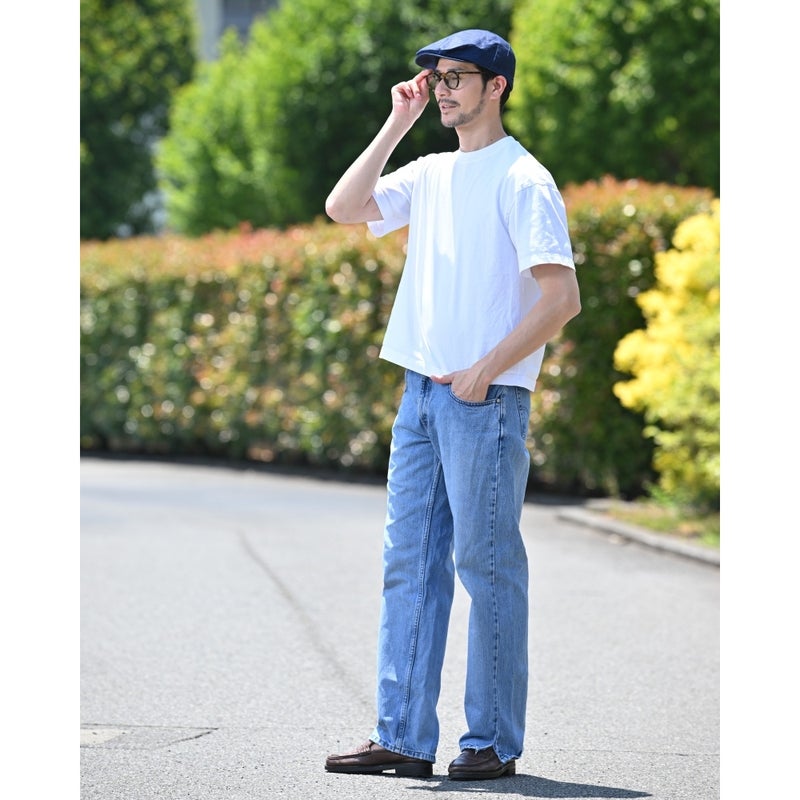 レッターのハンチング Indigo Linen Hunting（インディゴ リネン ハンチング） インディゴ